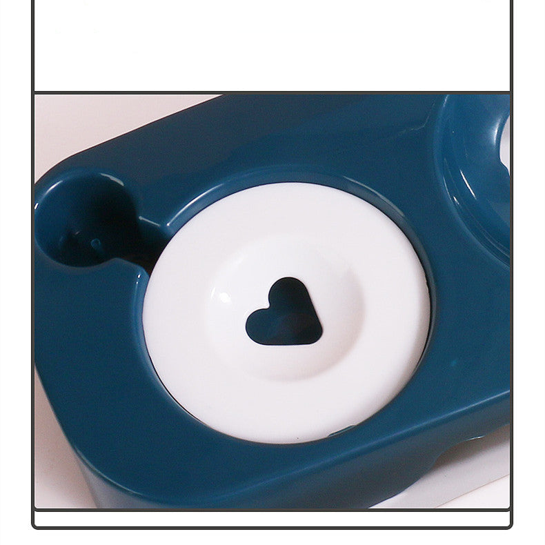 Cat bowl with auto water dispenser โ keeps water fresh all day