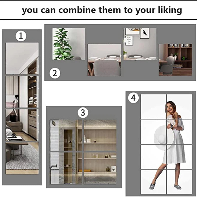Self-adhesive Mirror Stickers
