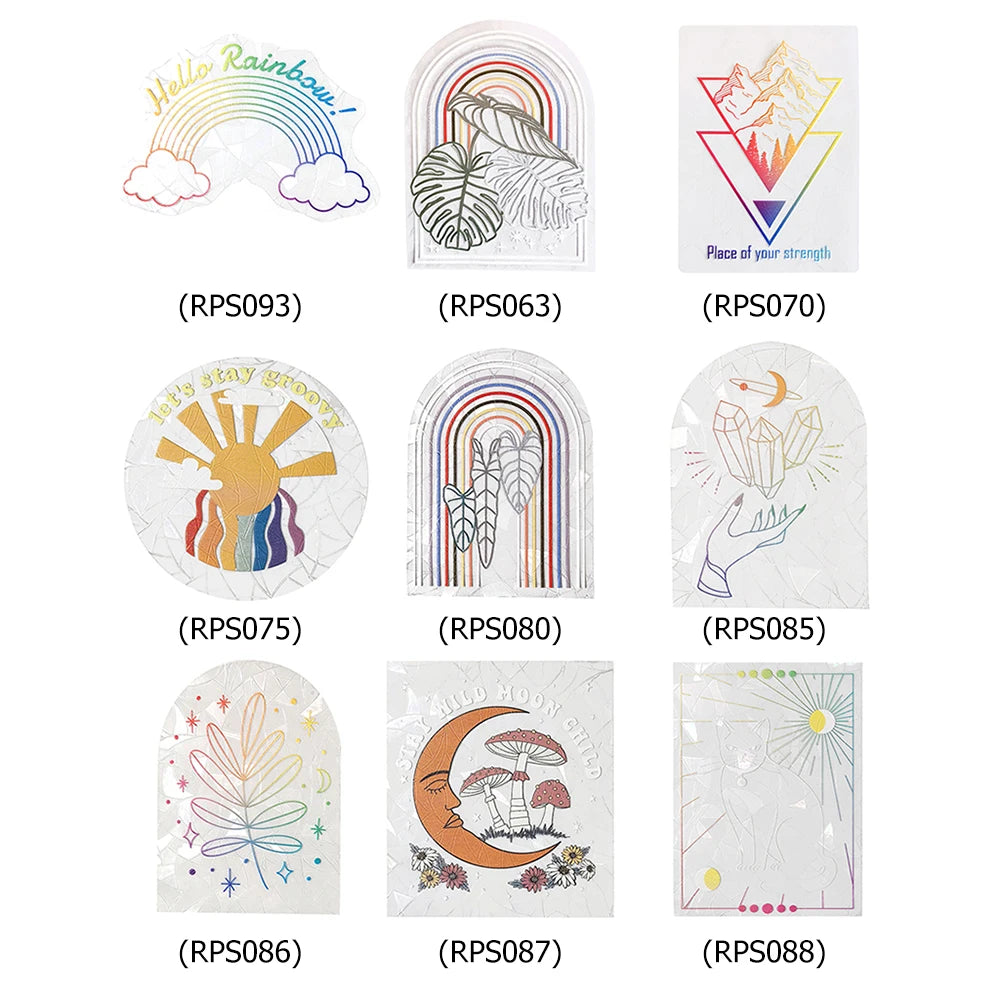 Rainbow Sun Catcher Wall Stickers Light