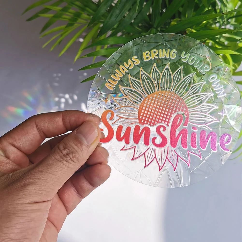 Rainbow Sun Catcher Wall Stickers Light