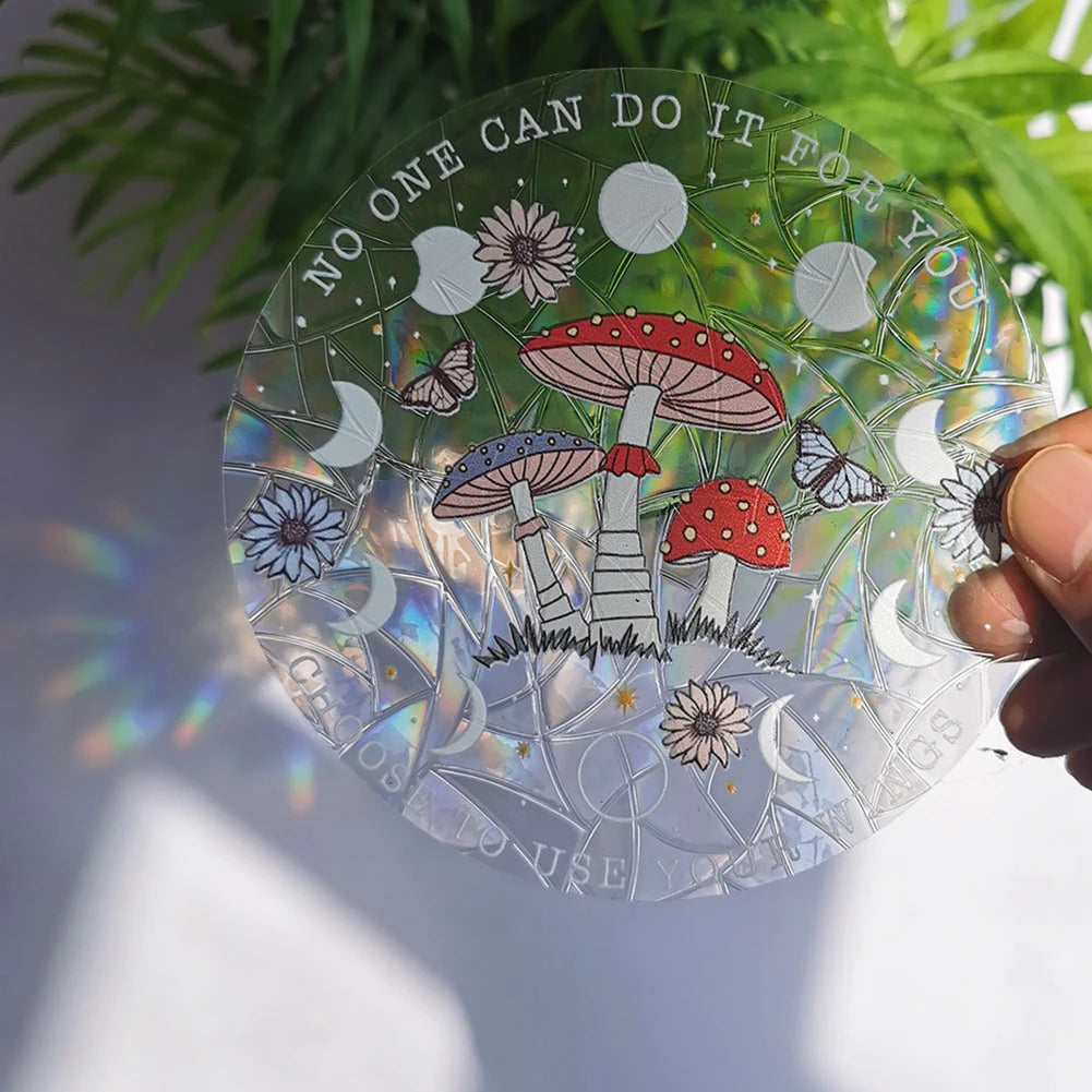 Rainbow Sun Catcher Wall Stickers Light