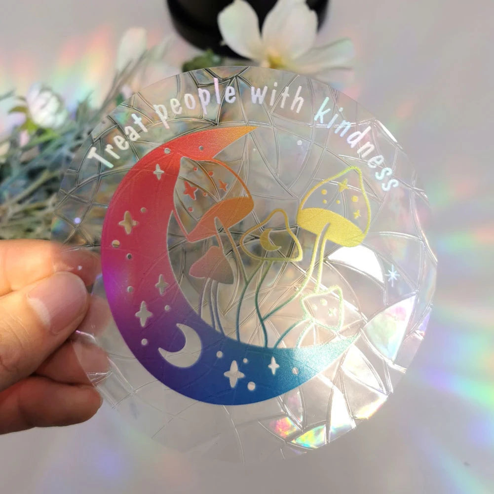 Rainbow Sun Catcher Wall Stickers Light