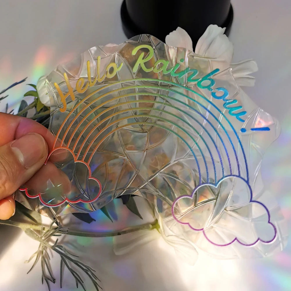 Rainbow Sun Catcher Wall Stickers Light
