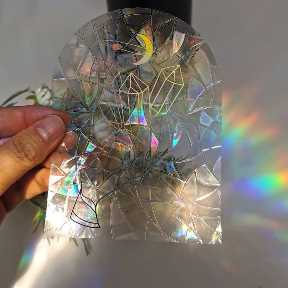 Rainbow Sun Catcher Wall Stickers Light