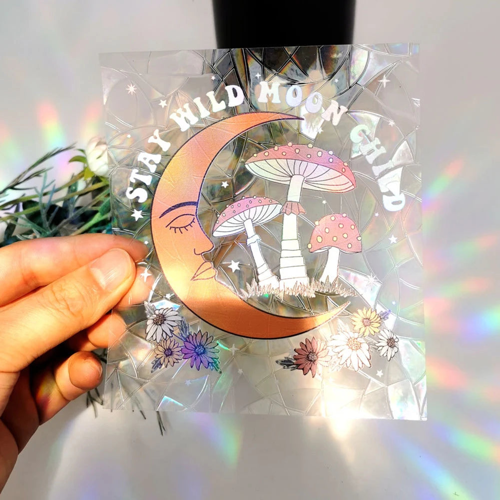 Rainbow Sun Catcher Wall Stickers Light