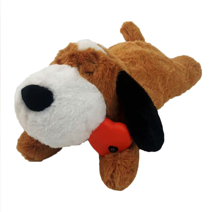 Heartbeat anxiety toy dogs — plush cuddle sleep companion Canada