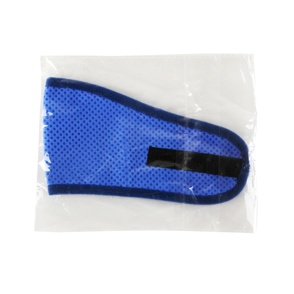Pet cooling bib flat lay blue polyester dog summer heat Canada