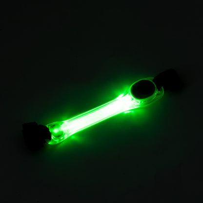 Dog walking with LED strap — visible at night safety Canada