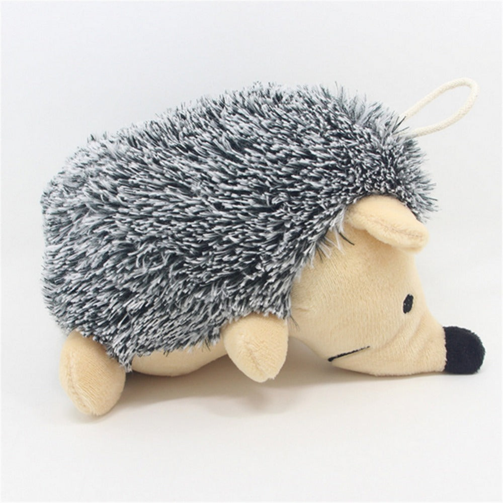 Plush hedgehog toy close-up 15cm short plush PP cotton fill