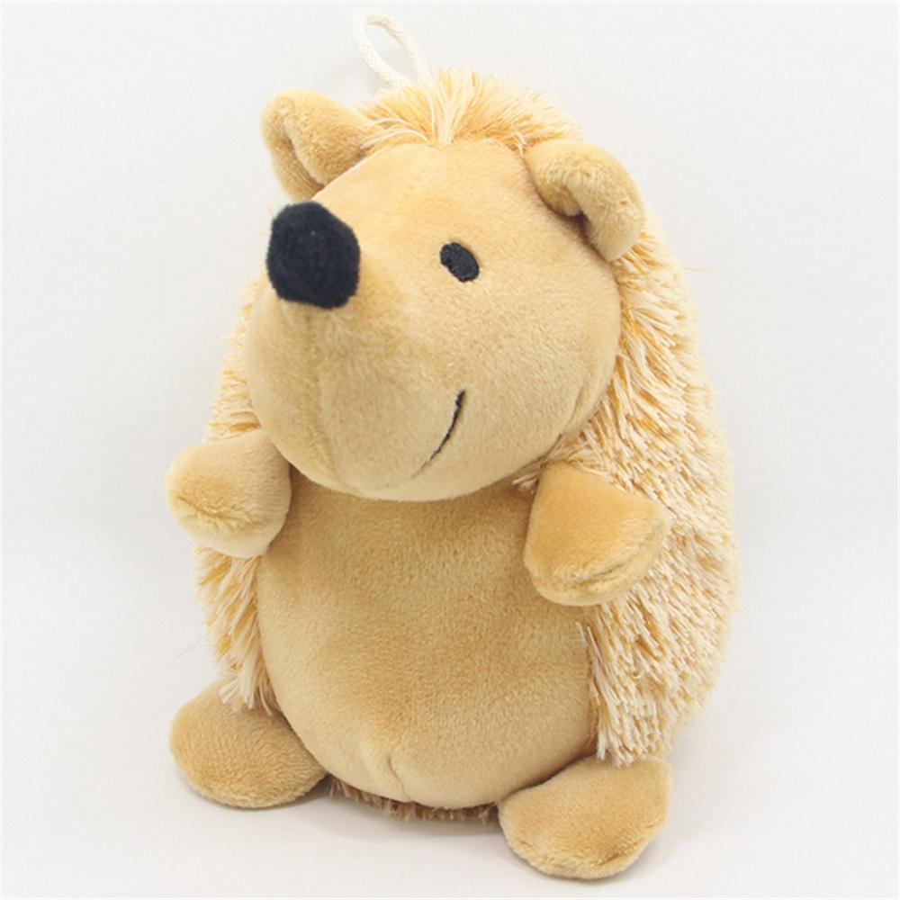 Plush hedgehog dog comfort toy soft BB squeaker Canada