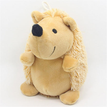 Plush hedgehog dog comfort toy soft BB squeaker Canada