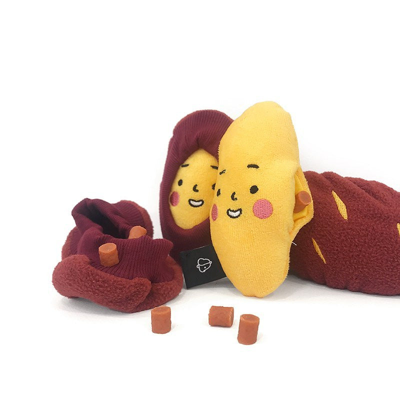 Hide-and-seek dog toy treat hiding pocket Canada pet supplies
