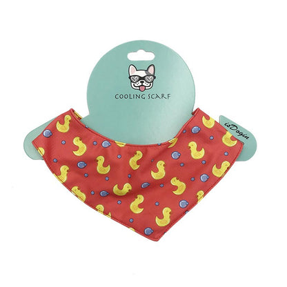 Three-layer evaporative cooling scarf for dogs size S M L XL
