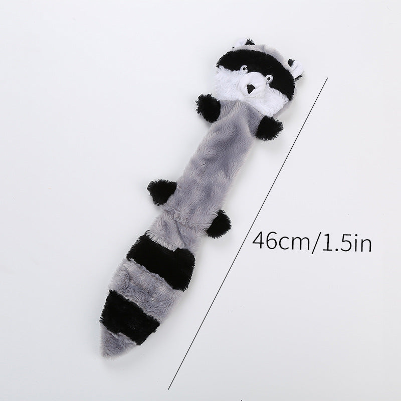 Squeaky dog toy set unboxed — 3 long plush toys Canada
