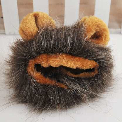 Cat wearing lion headgear — adorable TikTok viral cat costume Canada