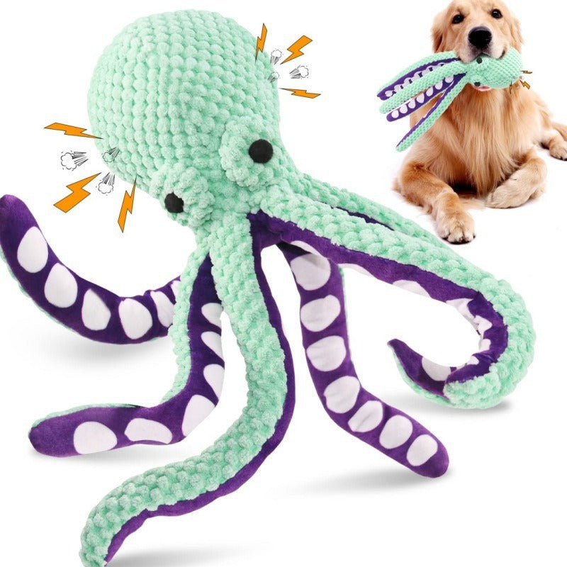 Plush squeaky fish toy green cats dogs Canada pet supplies