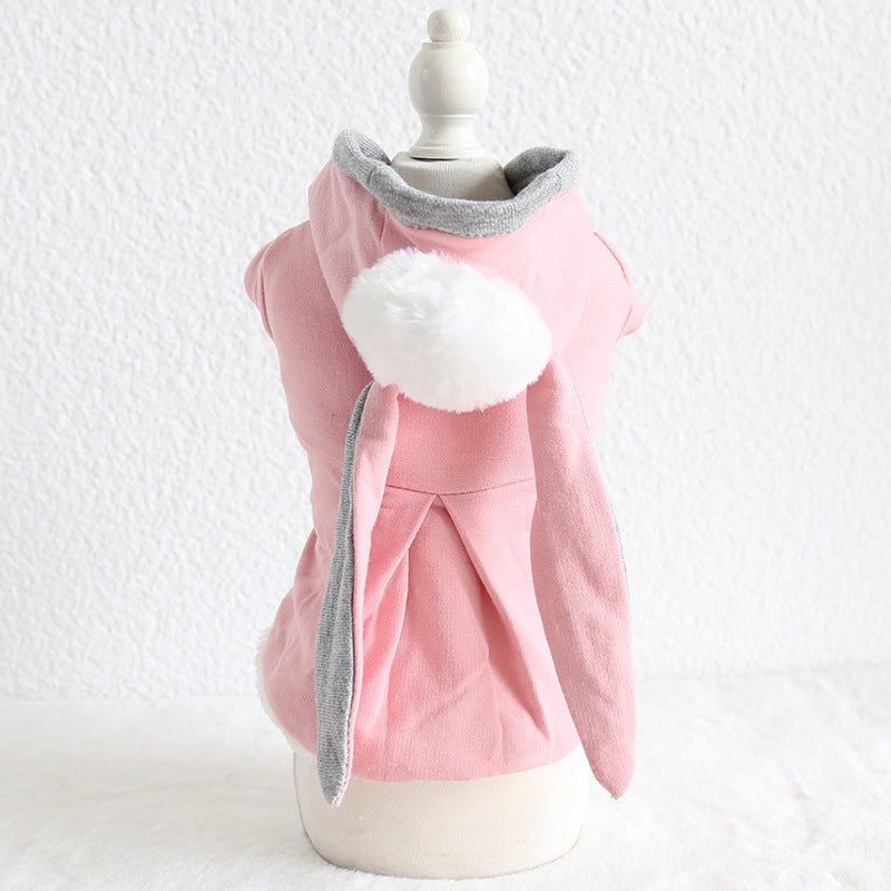 Pet bunny ear costume sweater size chart XS to XL Snapify Canada