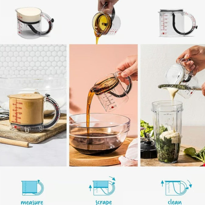 4-In-1 Adjustable Measuring Cup Multi-Functional Measuring Cup
