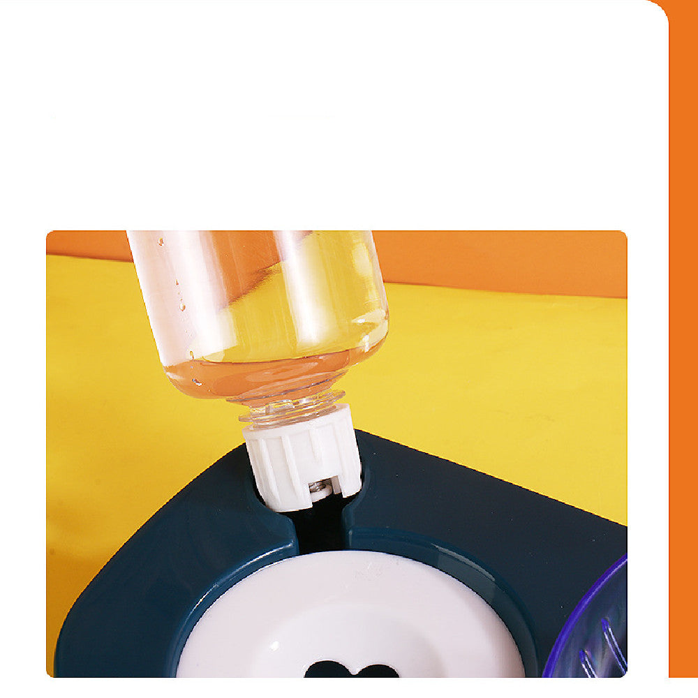 Anti-spill cat dog bowl — weighted stable base prevents tipping