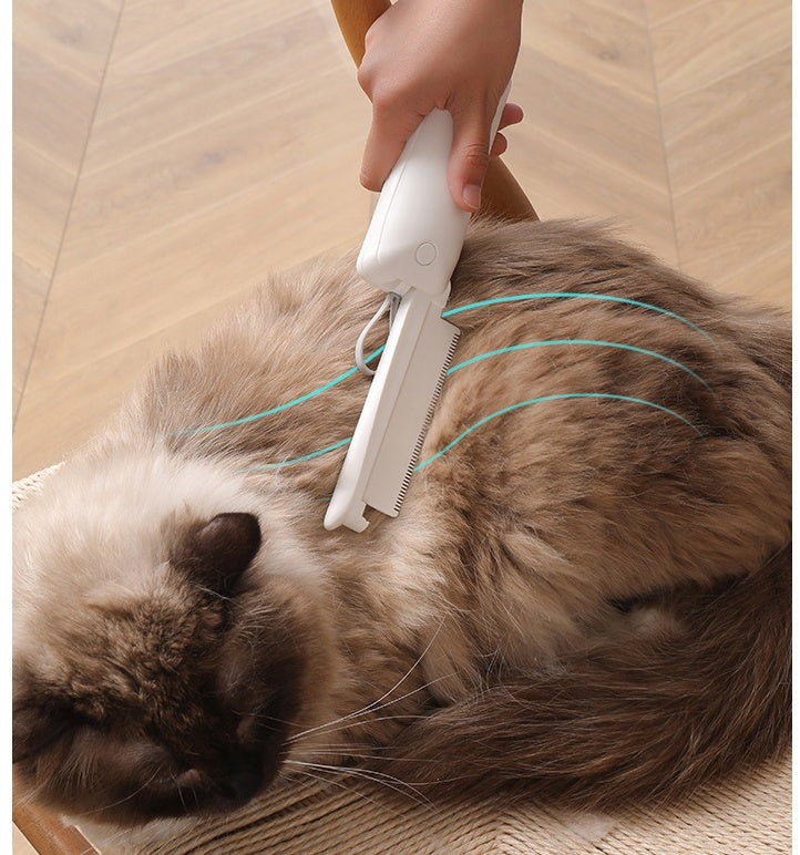 Self-Cleaning Pet Hair Removal Brush — Less Shedding. Less Mess.