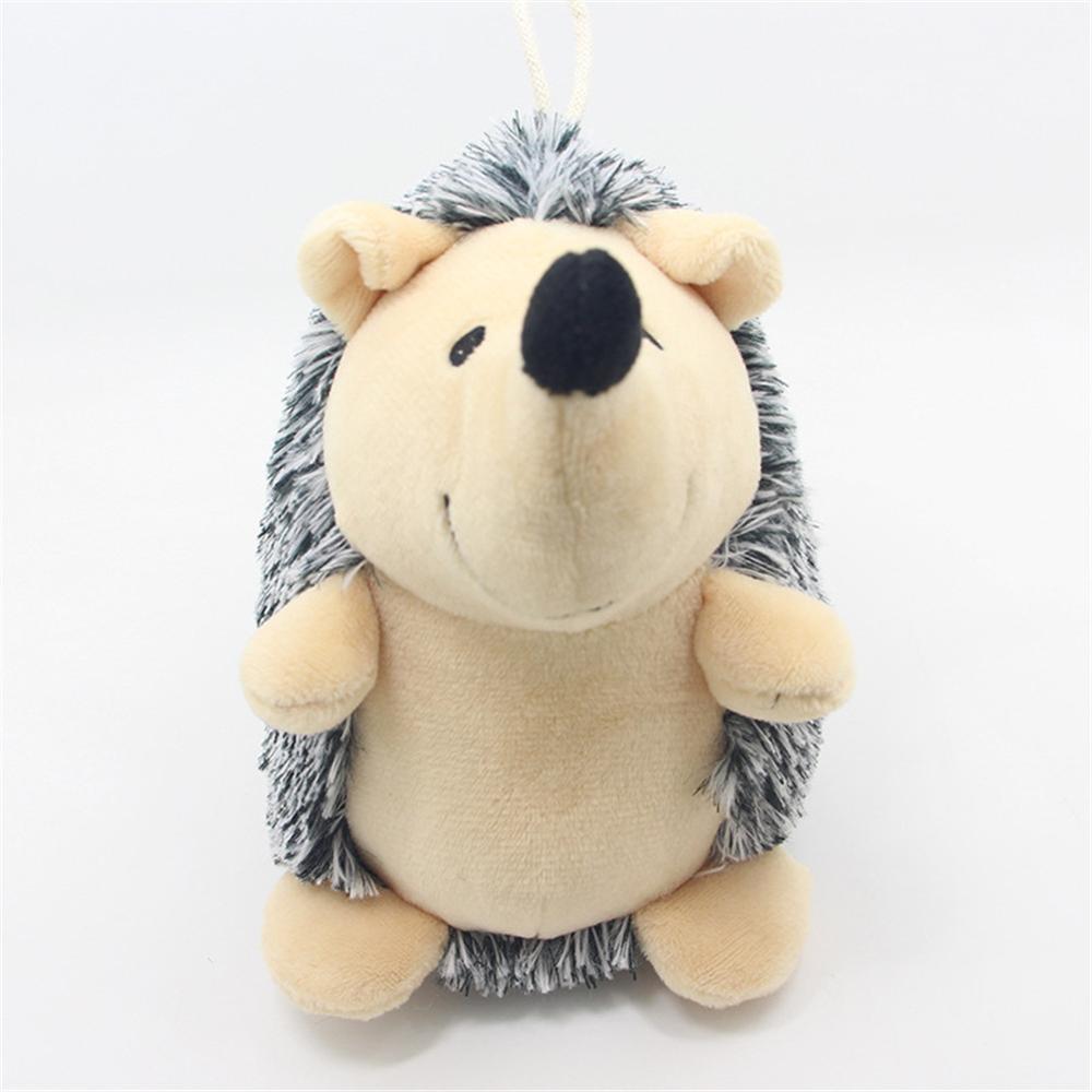 Squeaky plush hedgehog toy size reference 15cm dog toy Canada