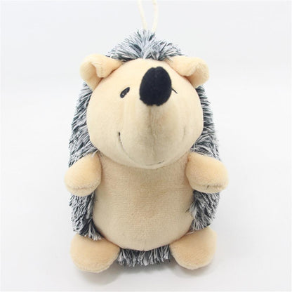 Squeaky plush hedgehog toy size reference 15cm dog toy Canada