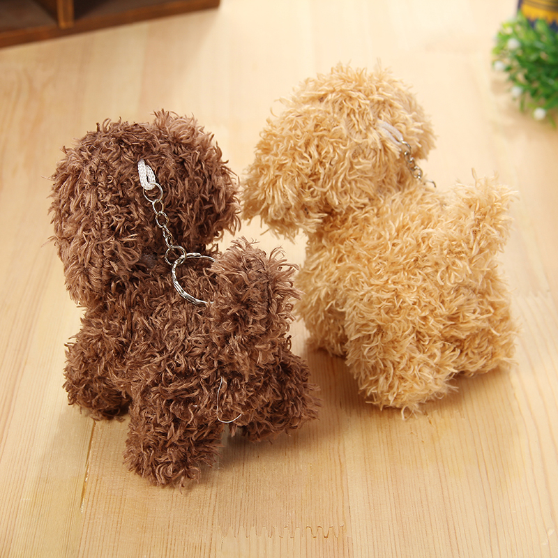 Teddy bear dog toy 3 colours — brown white yellow Snapify Canada