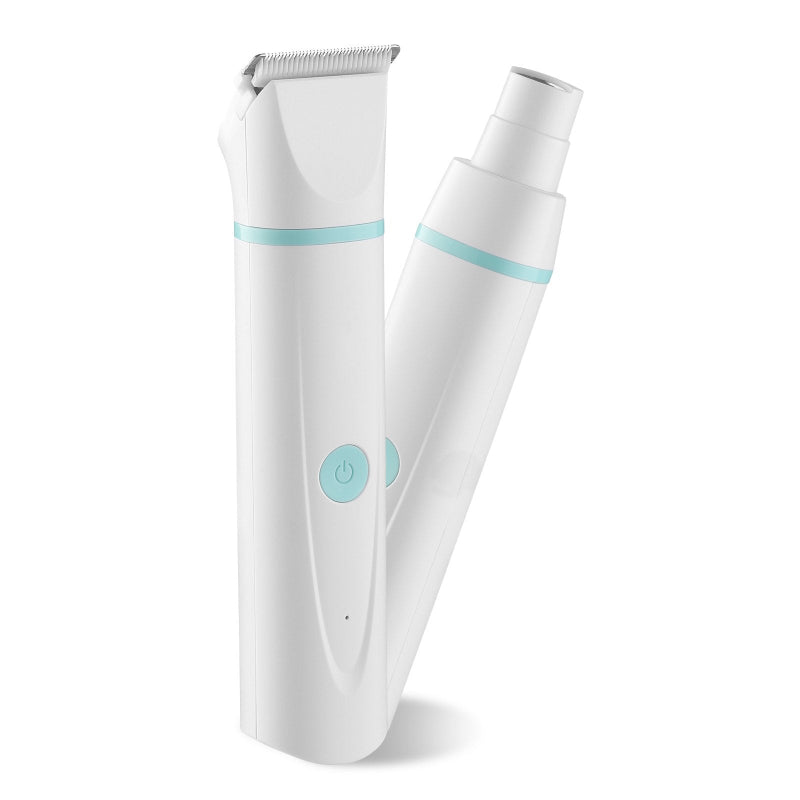 Dog grooming clippers kit USB charging — quiet rechargeable trimmer