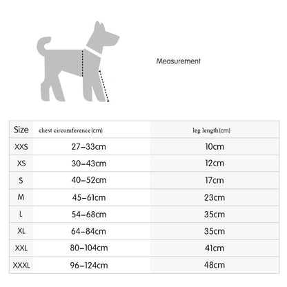 Dog recovery sleeve — adjustable fit small medium large dogs