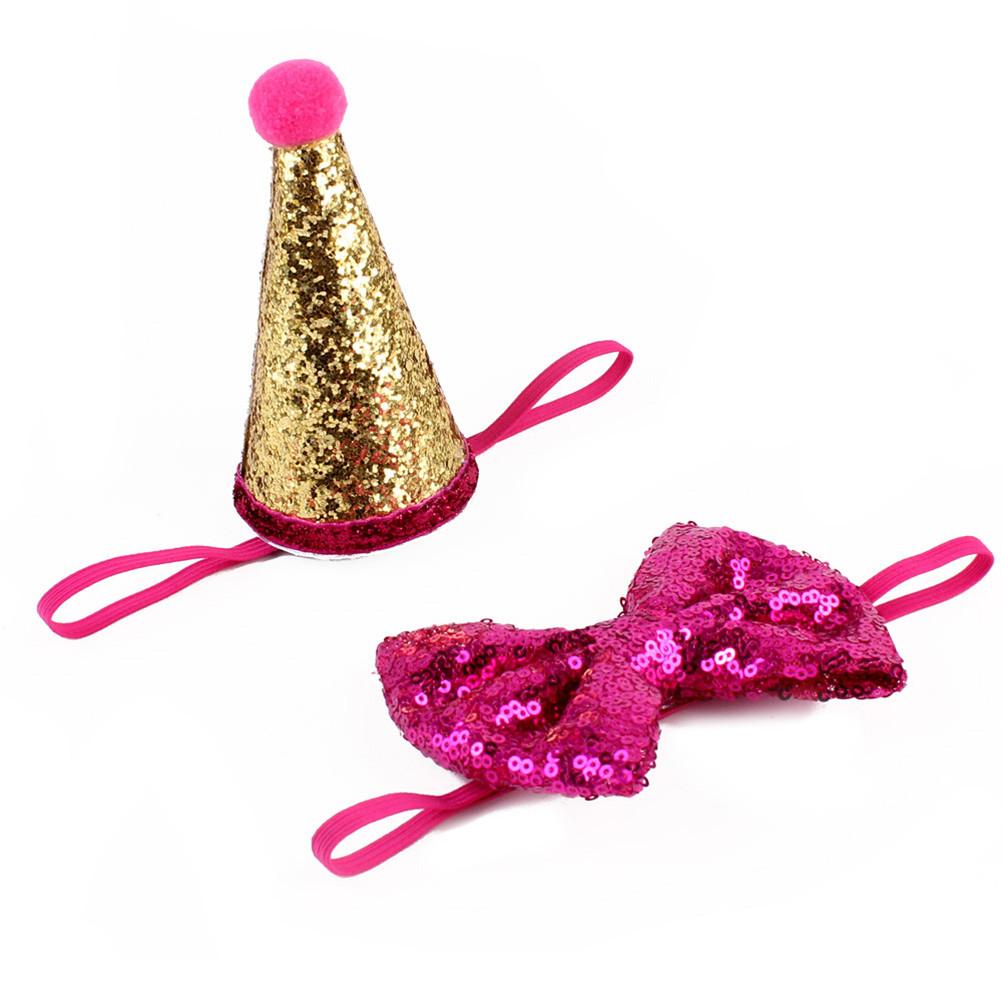 Pet party hat all colours blue pink red white Canada pet supplies