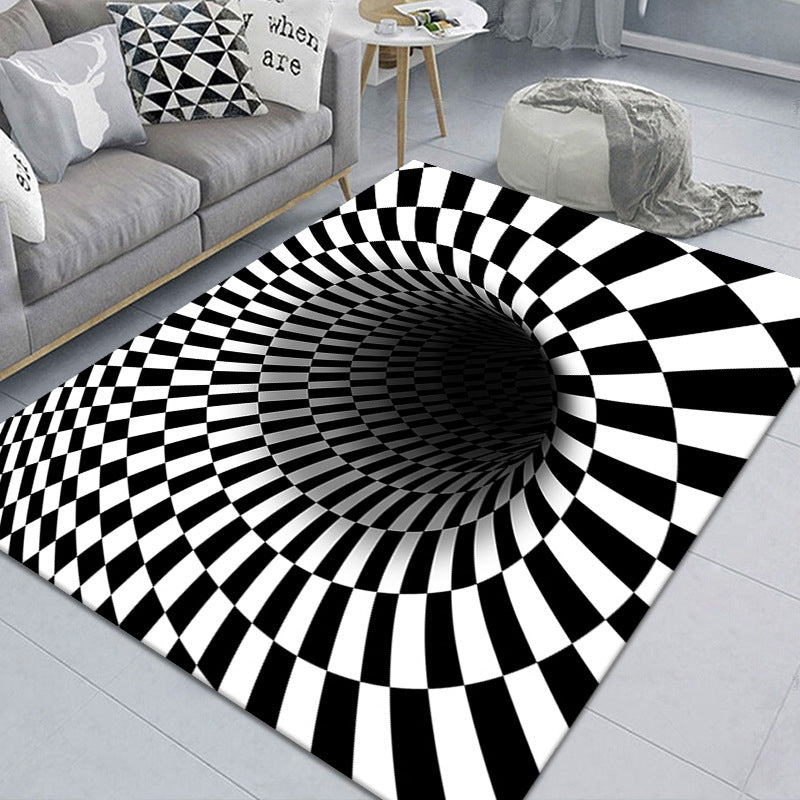 Cat trap mat 9 patterns — optical illusion cat floor rug