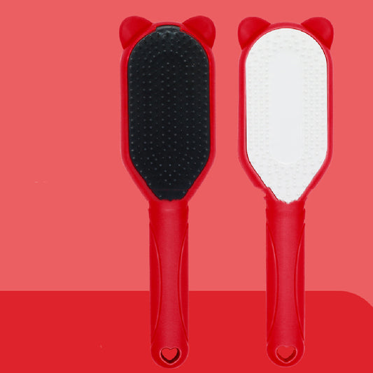 Pet massage grooming comb silicone tips dog cat bath tool