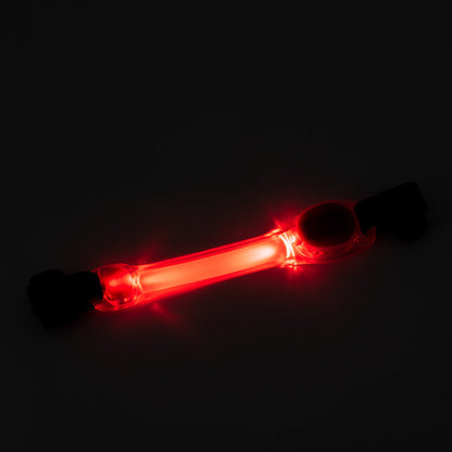 LED strap clipped to leash — pet night walk visibility Canada
