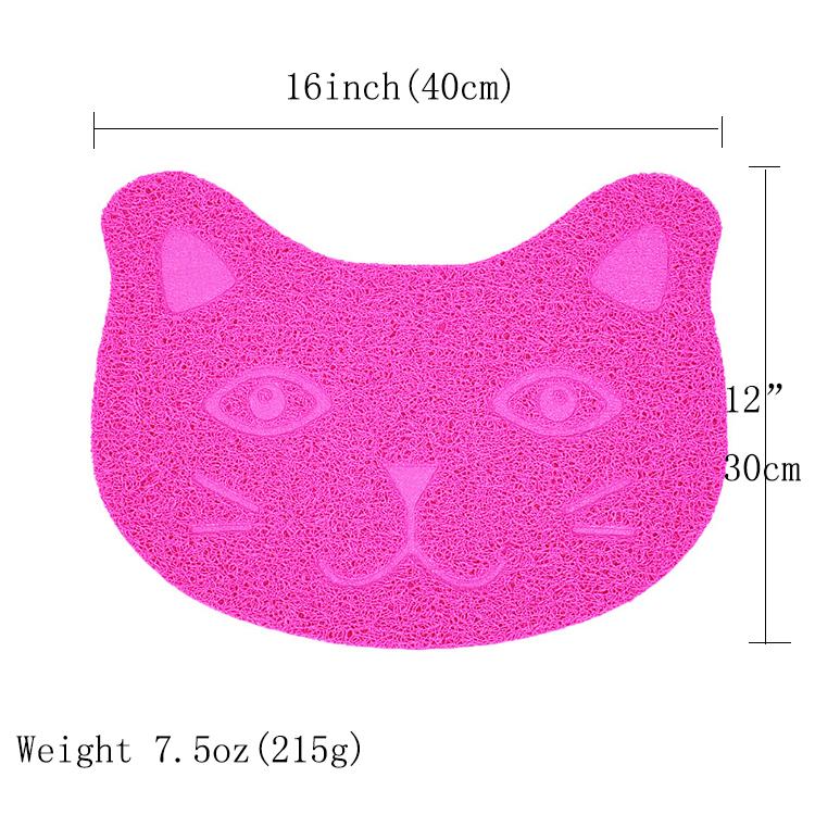 Cat litter mat non-slip base — machine washable cat pad Canada