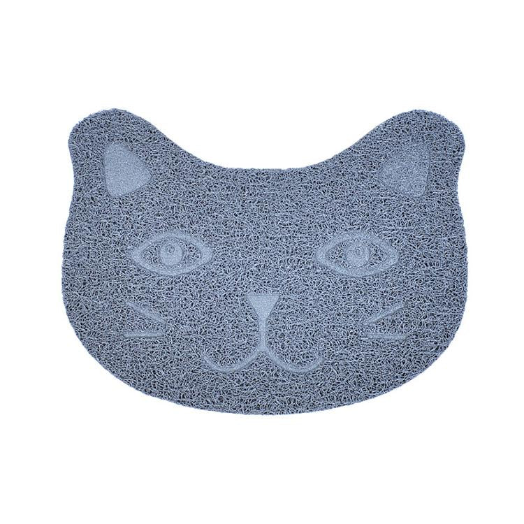 Cat face litter mat — non-slip scatter control for cats Canada
