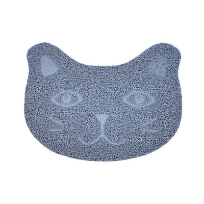 Cat face litter mat — non-slip scatter control for cats Canada