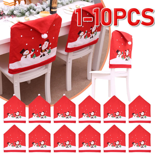 Christmas Decor Dining Chair Decoration