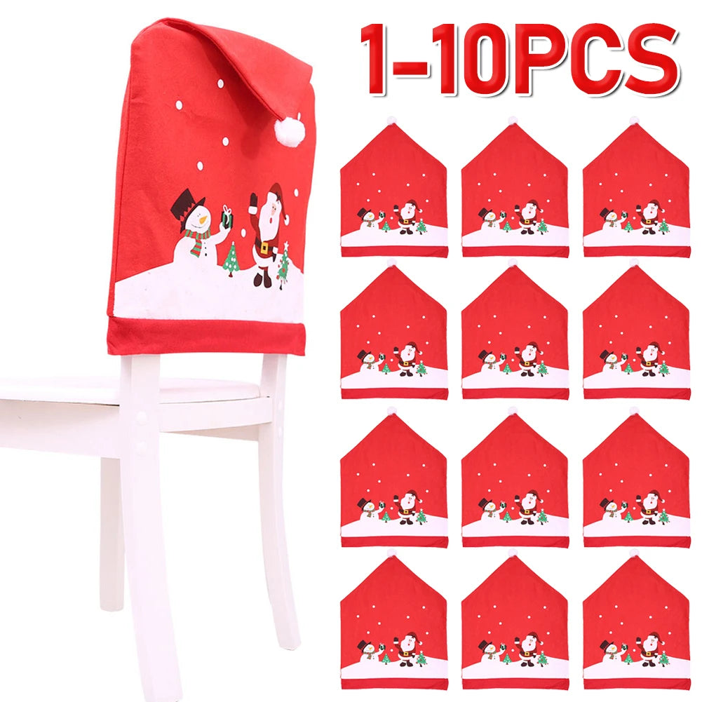 Christmas Decor Dining Chair Decoration