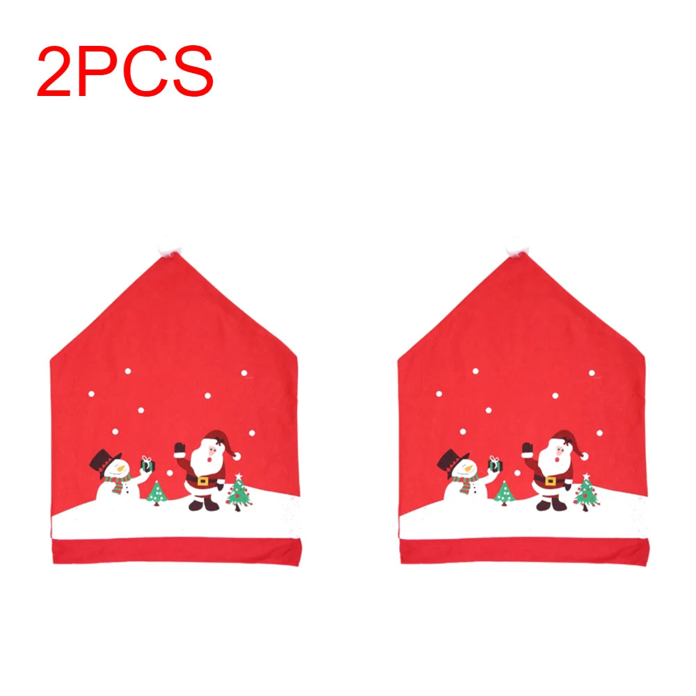 Christmas Decor Dining Chair Decoration