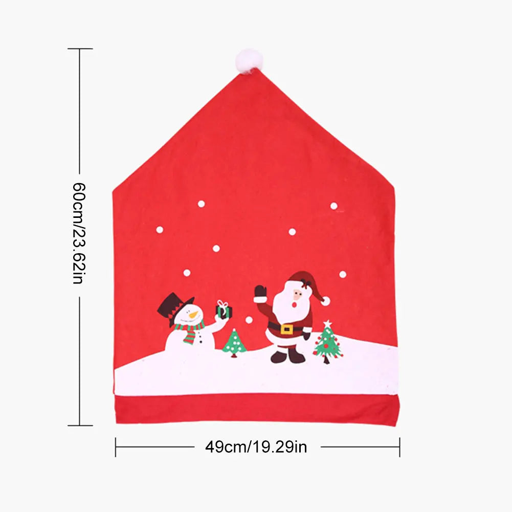 Christmas Decor Dining Chair Decoration