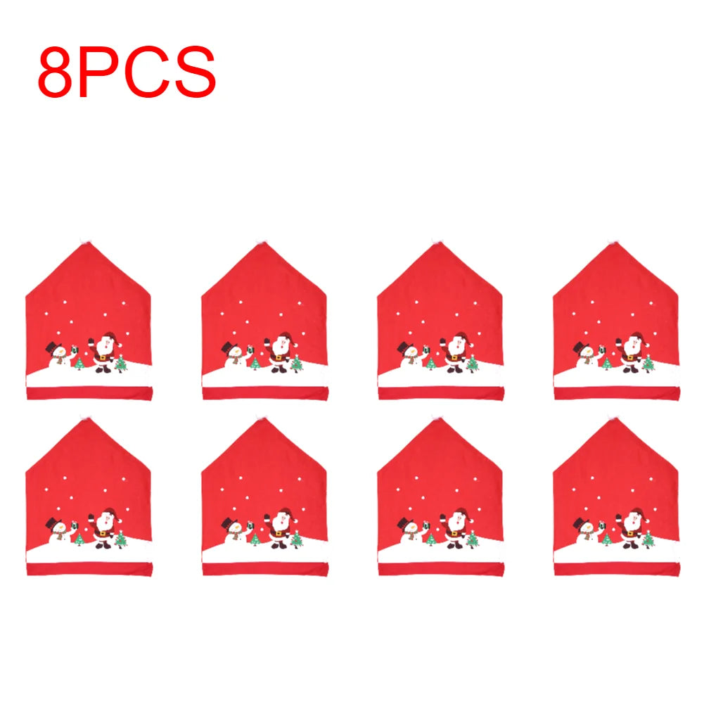 Christmas Decor Dining Chair Decoration