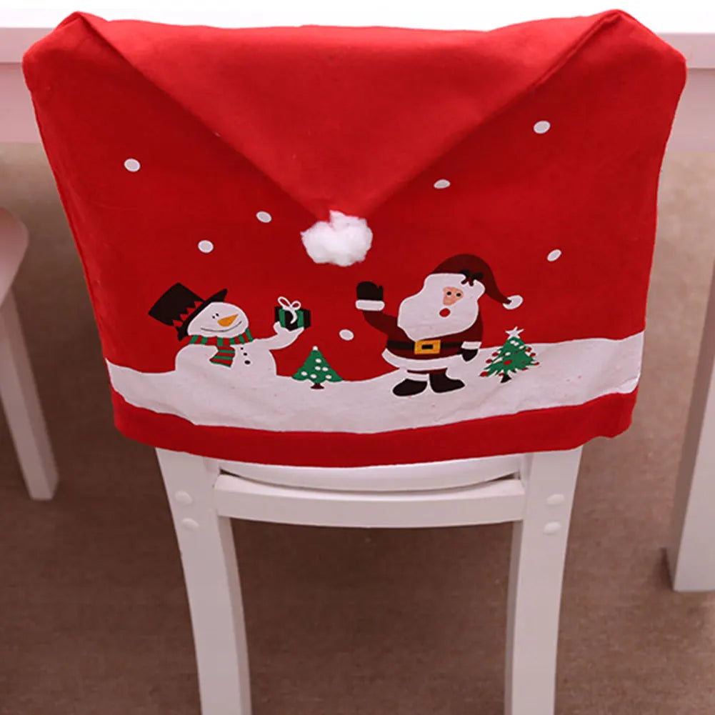 Christmas Decor Dining Chair Decoration
