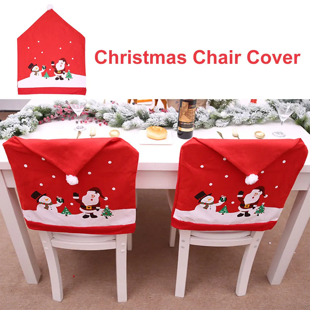 Christmas Decor Dining Chair Decoration