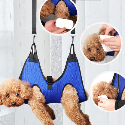 Pet grooming hammock — hands-free nail trimming sling for dogs cats Canada