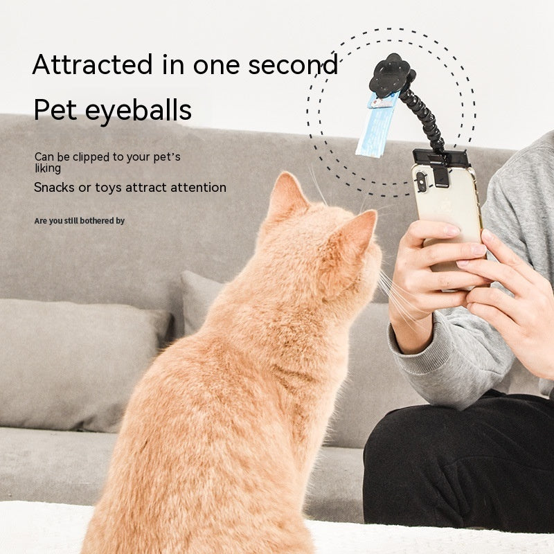 Pet selfie clip black white both colours dog owner gift Canada