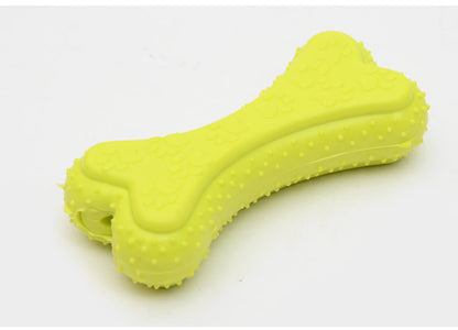 Dog squeaky rubber toy size — compact chew toy Canada