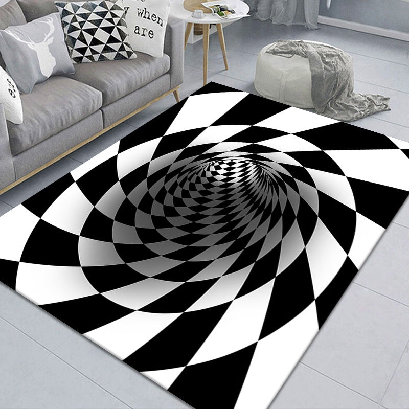 Cat trap mat vision pattern — funny cat floor rug