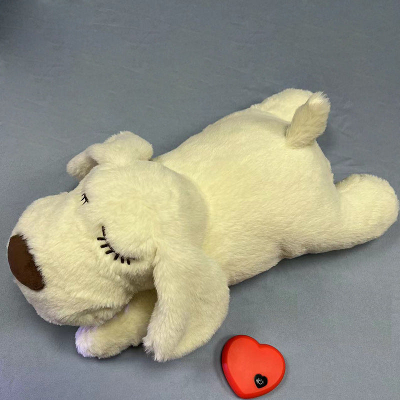 Heartbeat dog toy polychromatic — puppy comfort Canada