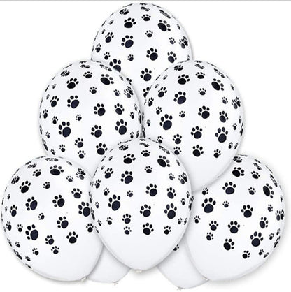 Pet birthday balloon set colourful cat party decorations easy inflate