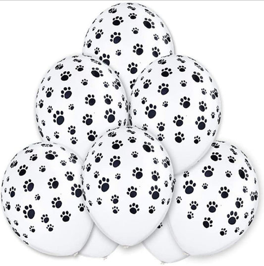 Pet birthday balloon set colourful cat party decorations easy inflate